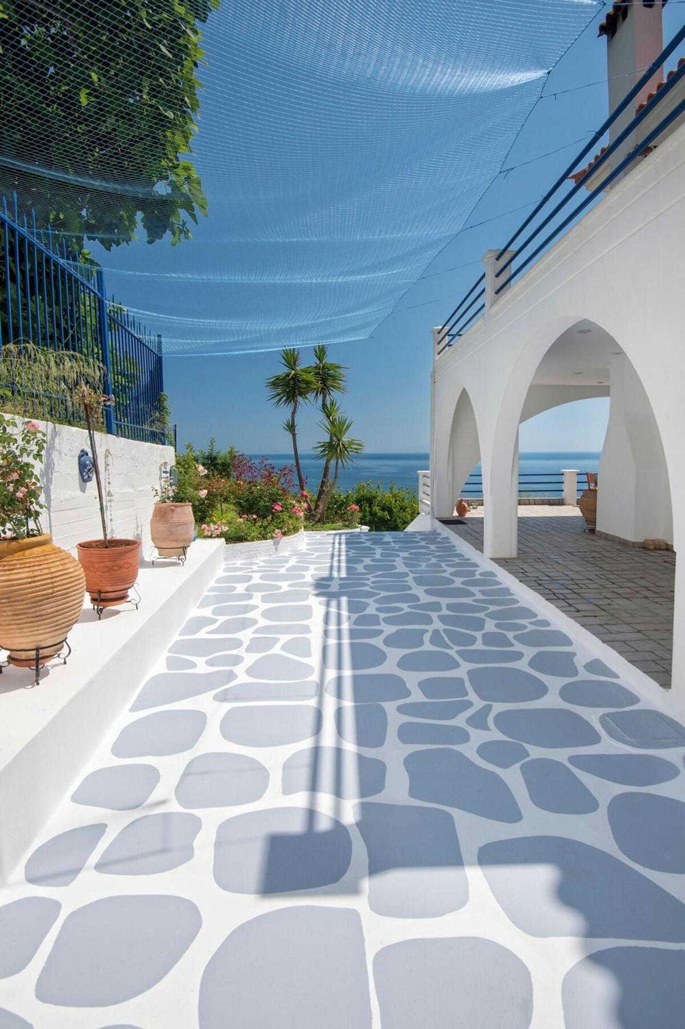 Blue Dream Seaside Villa With Superb Sea Views 키미 외부 사진