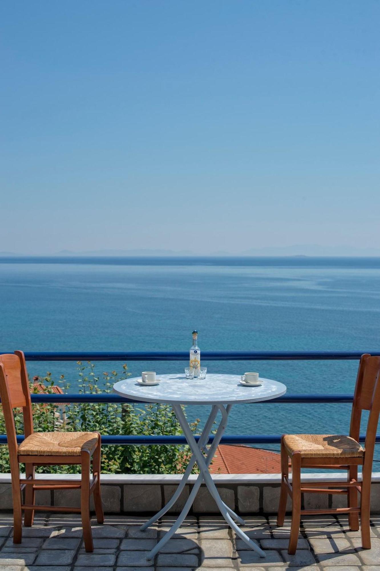 Blue Dream Seaside Villa With Superb Sea Views 키미 외부 사진